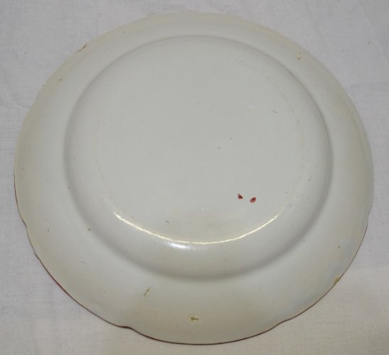 -BELLE ASSIETTE FAÏENCE DU NORD LUNEVILLE ou AUTRE  COLLECTION déco Vitrine   D
