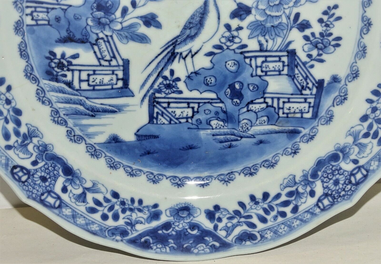 Assiette à dessert,décor L'oiseau bleu - Assiette