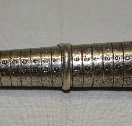 -  BELLE BAGUE ARGENT 925° & 1 PIERRE PORCELAINE BLEUE TAILLE 54 BIJOU ANCIEN  D