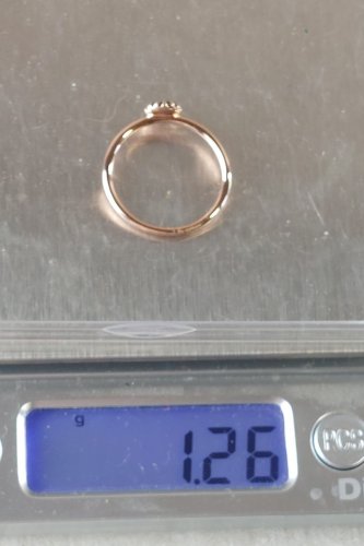 Belle bague, zircon noir, en argent vermeil, Histoire d'Or