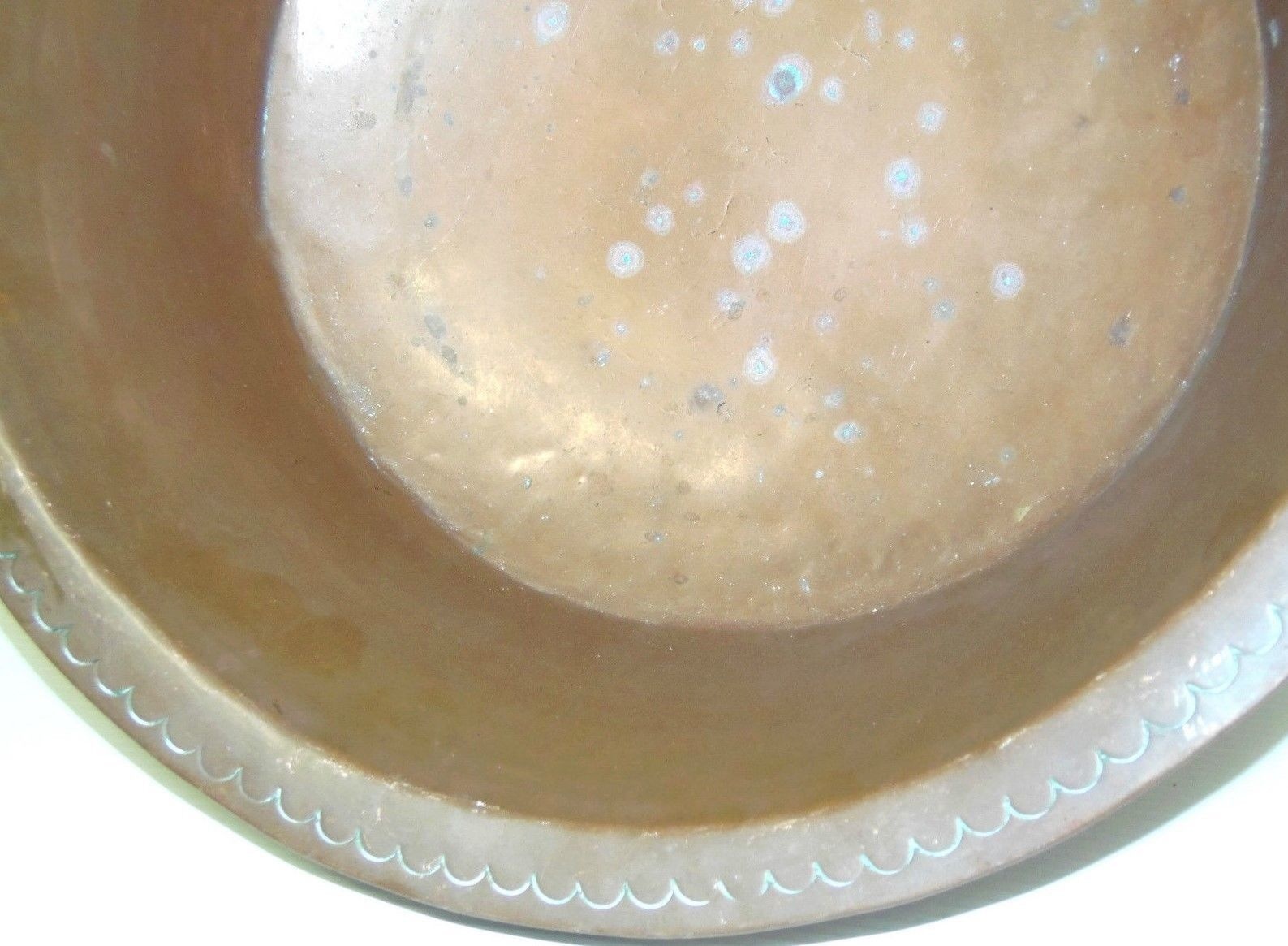 Petite Bassine En Cuivre – Sans Marque – État D'usage – Déco Vintage