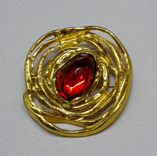 -BELLE BROCHE  YVES SAINT LAURENT YSL BIJOU ANCIEN BROCHE ANCIENNE COLLECTION  D