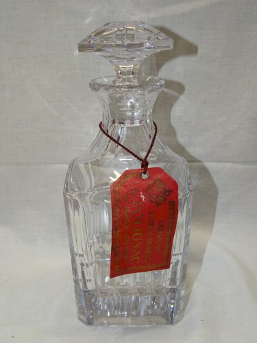 -BELLE CARAFE COGNAC PRINCE HUBERT de POLIGNAC CRISTAL  SEVRES FINE CHAMPAGNE  D