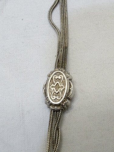 -BELLE CHAINE DE MONTRE A GOUSSET EN ARGENT Poinçon Sanglier Clé FIXE     D