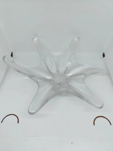 beautiful crystal fruit bowl or catch-all signed Baccarat in good condition