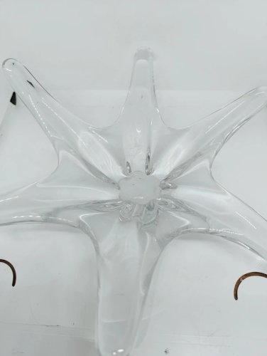 belle coupe a fruit ou vide poche en cristal signée baccarat en bon etat