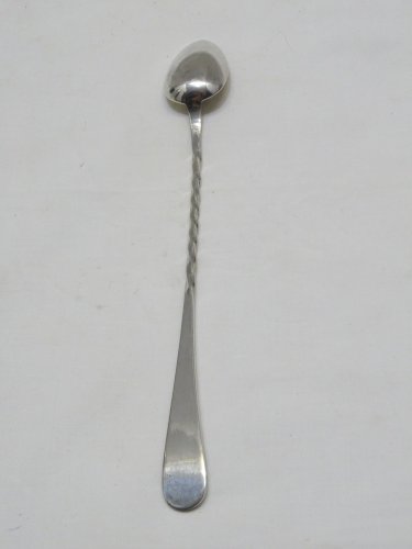 -BELLE CUILLERE ERCUIS A CONFITURE A COCKTAIL ou AUTRE METAL Argenté VITRINE  D