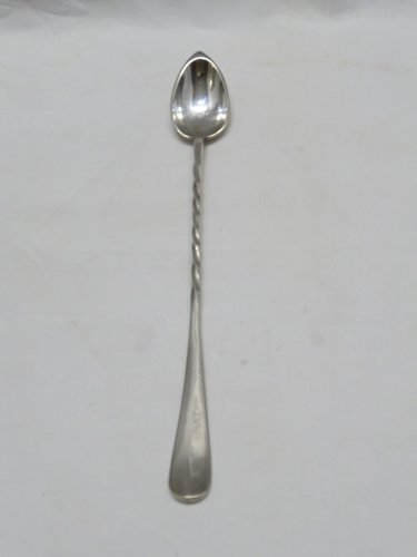 -BELLE CUILLERE ERCUIS A CONFITURE A COCKTAIL ou AUTRE METAL Argenté VITRINE  D