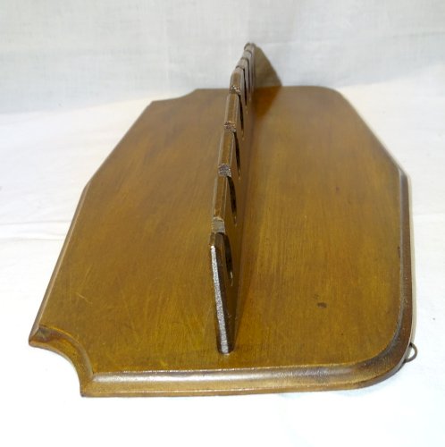 -BELLE ETAGERE A PIPES EN BOIS POUR 8 PIPES COLLECTION DECO XXe   D