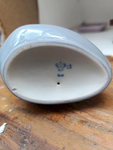 belle figurine en porcelaine la petite sirene par edvard eriksen en bon etat