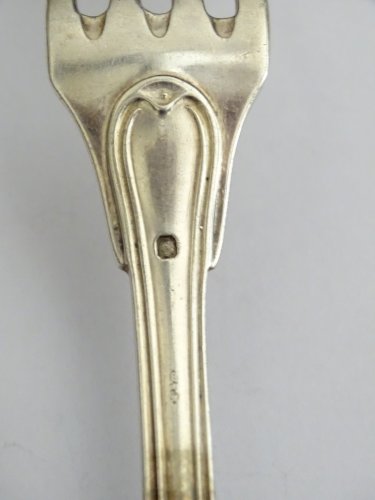 -BELLE FOURCHETTE ARGENT MODELE FILET poinçon Minerve TITRE 1 COLLECTION    D