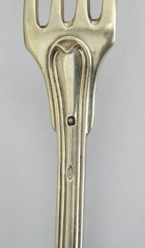 -BELLE FOURCHETTE ARGENT MODELE FILET poinçon Minerve TITRE 1 COLLECTION    D