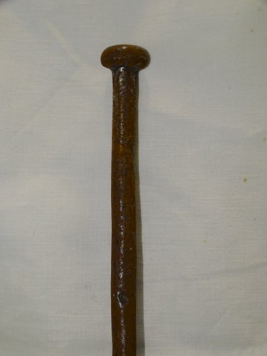 -BELLE FOURCHETTE DE CHEMINEE FER Forgé XVIII/XIXe COLLECTION DECO    D