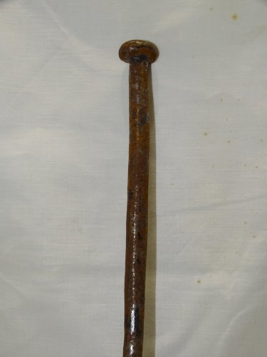 -BELLE FOURCHETTE DE CHEMINEE FER Forgé XVIII/XIXe COLLECTION DECO    D