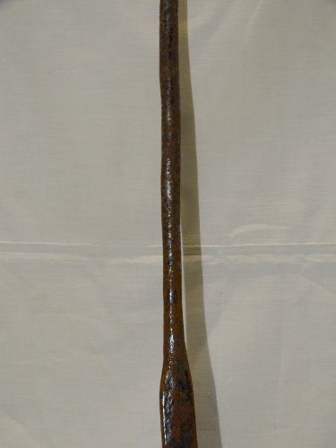 -BELLE FOURCHETTE DE CHEMINEE FER Forgé XVIII/XIXe COLLECTION DECO    D