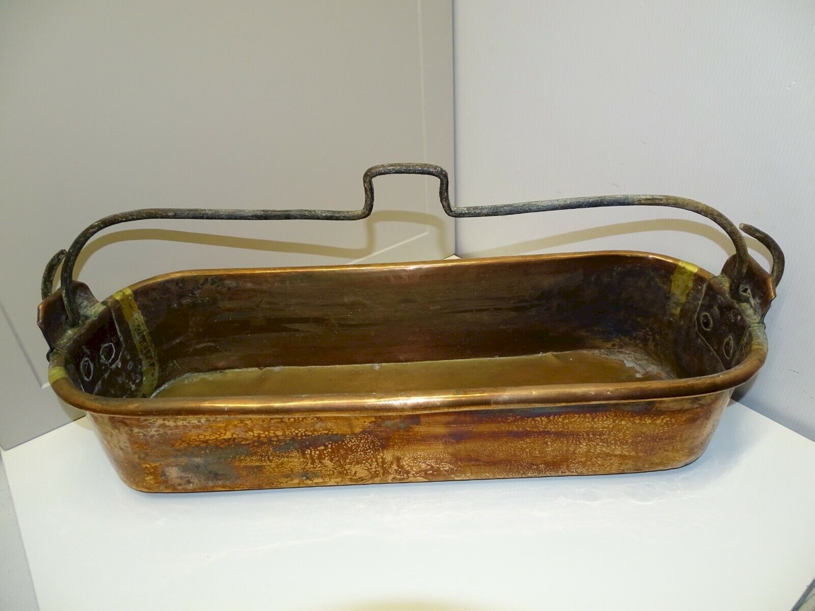 Daubière En Cuivre Jaune Fin XVIIIe Siècle - Pièce Imposante Et Décorative - Occasion