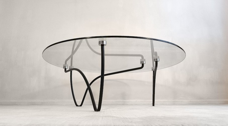 Belle grande table basse design ‘’Ryhtme’’ par Angie Anakis pour Ligne Roset 
