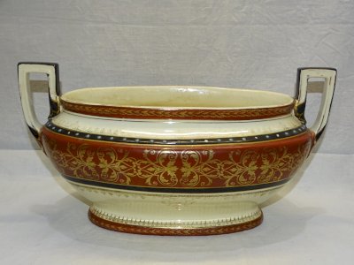 BEAUTIFUL CERAMIC POTTERY BELGIAN FAÏENCE BOCH FRERES KERAMIS NEOCLASSICAL D