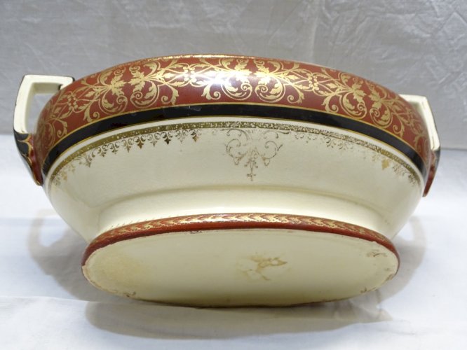 -BELLE JARDINIERE CERAMIQUE FAÏENCE BELGE BOCH FRERES KERAMIS NEOCLASSIQUE    D