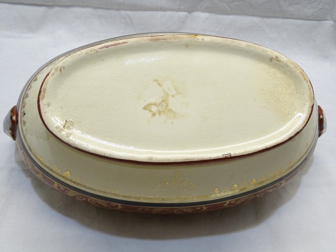 -BELLE JARDINIERE CERAMIQUE FAÏENCE BELGE BOCH FRERES KERAMIS NEOCLASSIQUE    D