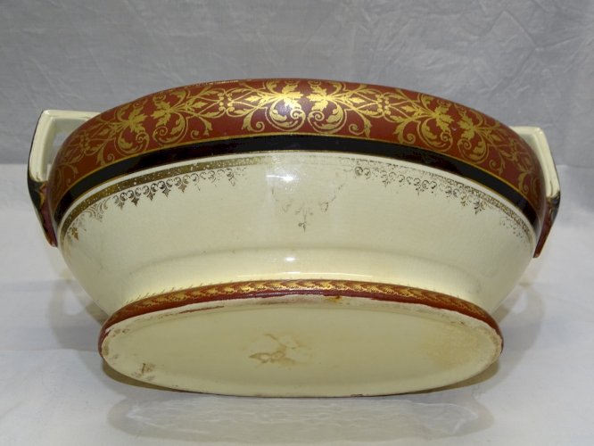 -BELLE JARDINIERE CERAMIQUE FAÏENCE BELGE BOCH FRERES KERAMIS NEOCLASSIQUE    D