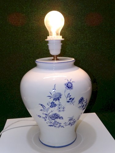 -BELLE LAMPE CERAMIQUE par JEAN ALEXIU ( 1932/2011) La CHAPELLE des POTS    D