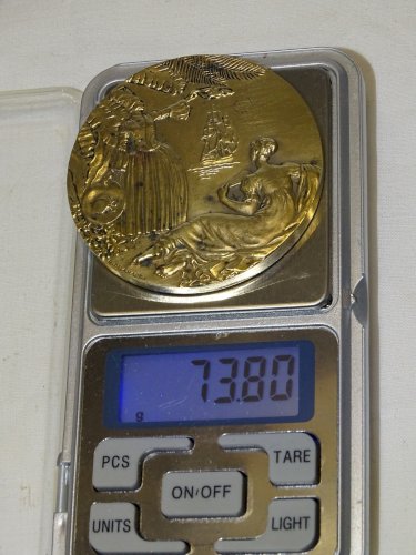-BELLE MEDAILLE COMPAGNIE GENERALE TRANSATLANTIQUE "ANTILLES " en BRONZE    D