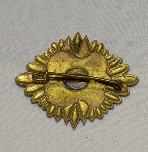 -BELLE MEDAILLE EPINGLETTE PRESIDENT EMAILLEE EMAIL COLLECTION VITRINE   D