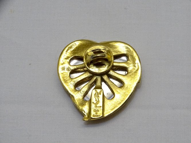 -BELLE PETITE BROCHE YVES SAINT LAURENT YSL BIJOU ANCIEN COLLECTION
