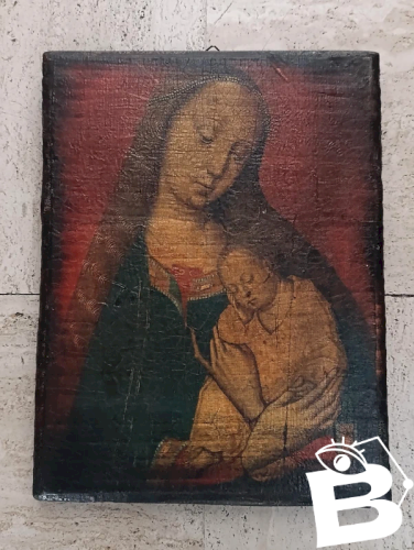 belle reproduction vierge à lenfant en bon etat