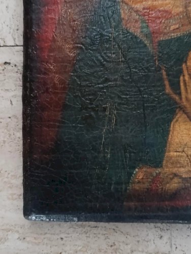 belle reproduction vierge à lenfant en bon etat