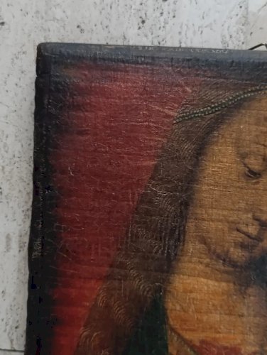 belle reproduction vierge à lenfant en bon etat