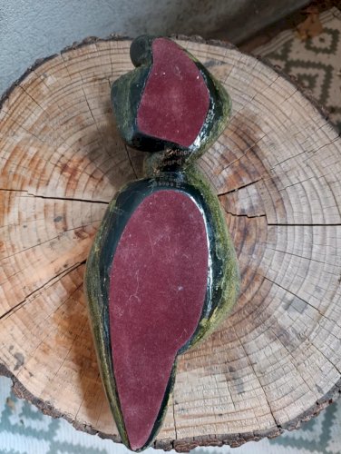 belle sculpture en ceramique corps feminin signée Le Minor? en bon etat