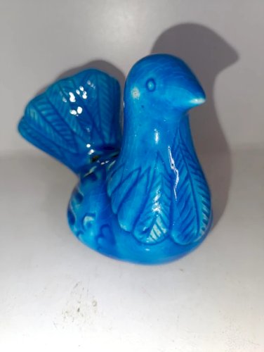 belle sculpture en ceramique en forme doiseaux dans le gout de Chambost en bon etat