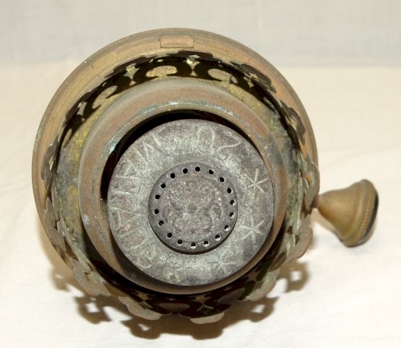 -BELLE TETE DE LAMPE A PETROLE MATADOR BRENNER 20" COLLECTION LAMPE ANCIENNE   D