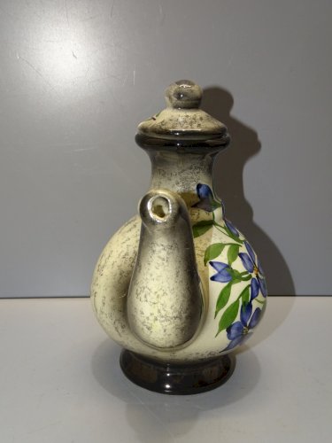 -BELLE VERSEUSE AIGUIERE VINTAGE CERAMIQUE VALLAURIS Décor MAIN COLLECTION   D