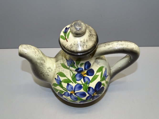 -BELLE VERSEUSE AIGUIERE VINTAGE CERAMIQUE VALLAURIS Décor MAIN COLLECTION   D