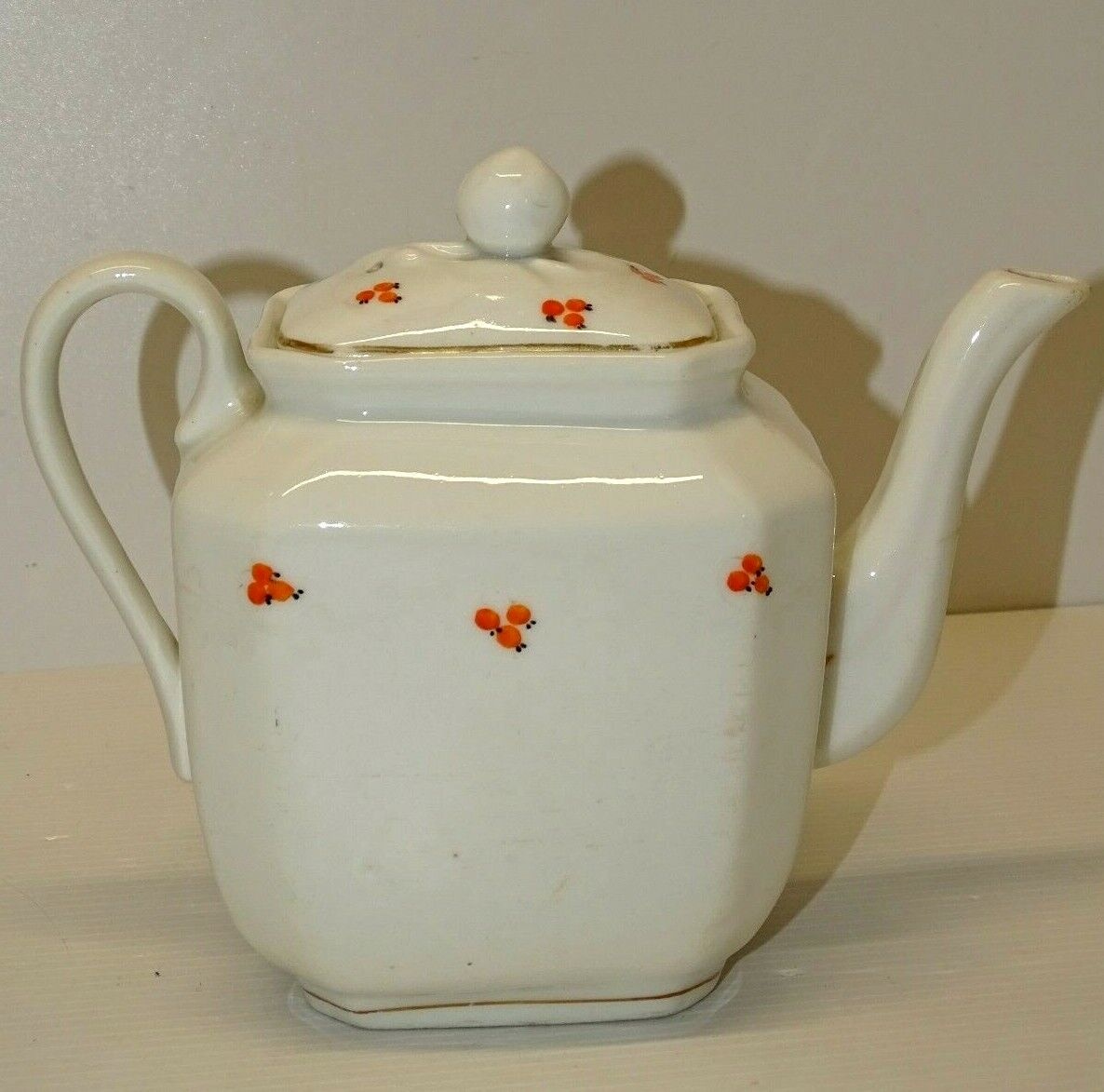 Ensemble Théière, Cafetière Et 6 Tasses – Céramique Noire Mate – Vintage 1920-1949