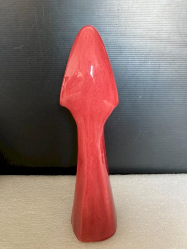 belle vierge à l'enfant en ceramique rose  art déco religion christianisme