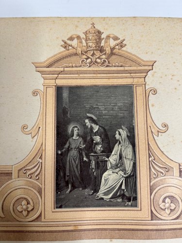 Bénédiction Apostolique Vatican 1901 – Archevêque Costantini – Document Original