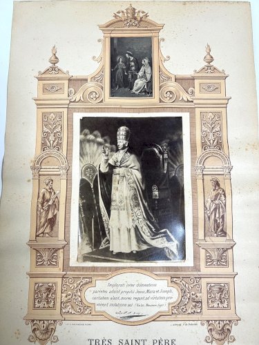 Bénédiction Apostolique Vatican 1901 – Archevêque Costantini – Document Original