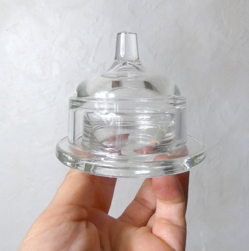 beurrier cloche individuel en verre