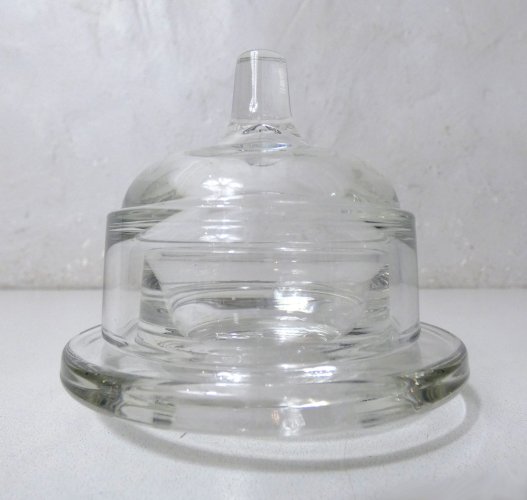 beurrier cloche individuel en verre