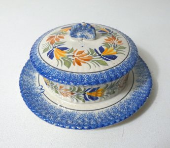 Henriot Quimper Butter Dish
