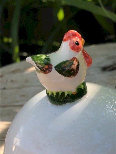Beurrier individuel motif poule