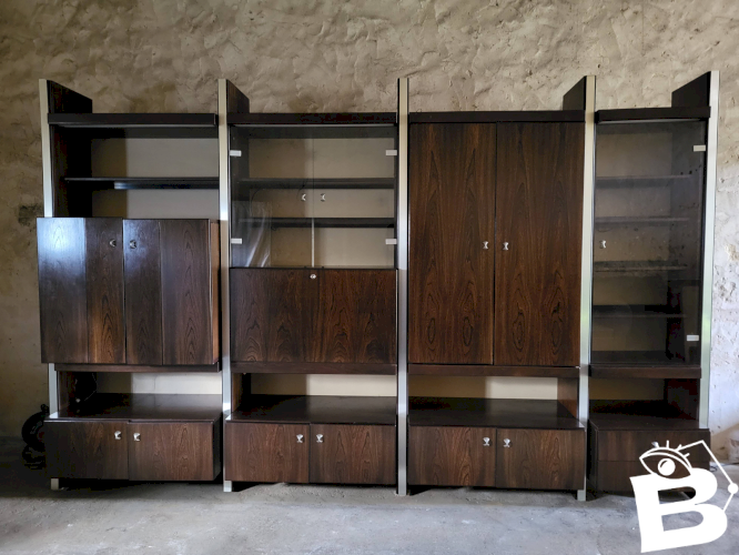 Bibliothèque / living. fin des années 70 Roche Bobois