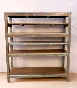 Bibliothèque - rack en teck birman