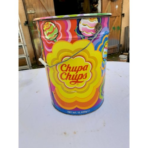 Bidon Vintage Chupa Chups Métal