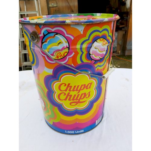 Bidon Vintage Chupa Chups Métal