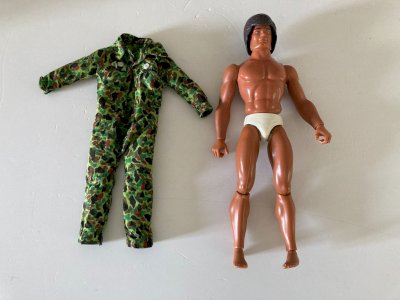 Big Jim Agent Secret Ancienne Figurine Mattel 1971 Hong Kong H 25 Cm ⚜️ 724